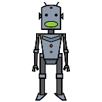 Pictograma de un robot