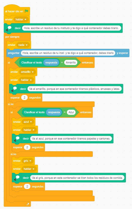 Programa contenedor gris Vídeo programamos para contenedor gris
