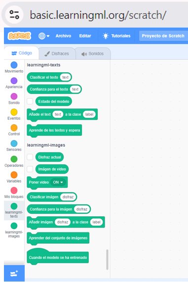 scratch web (cREAgal) Mapa LML scratch web