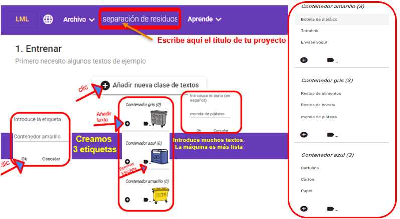 Tutorial LML textos entrenar.
