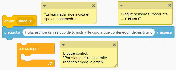 Escenario contenedor y texto Video escenario contenedor y texto