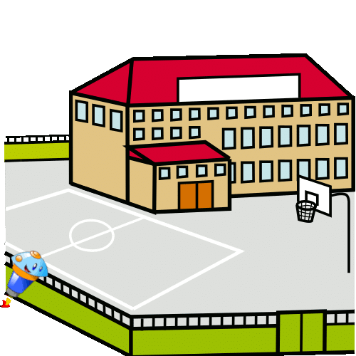 El robot Vitabot entra por una ventana del instituto