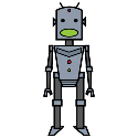 Pictograma con un robot