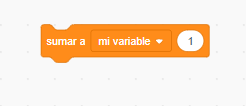 Bloque sumar variable