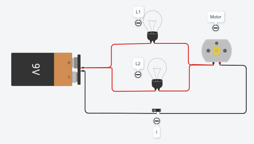 En la imagen se puede ver un montaje eléctrico