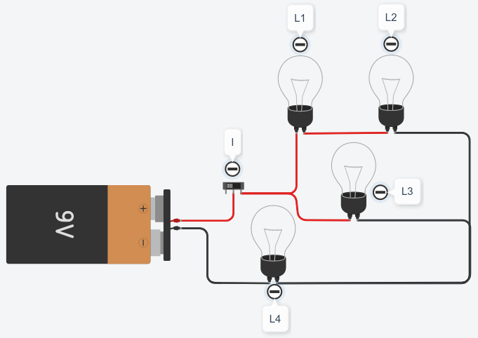 En la imagen se puede ver un montaje eléctrico