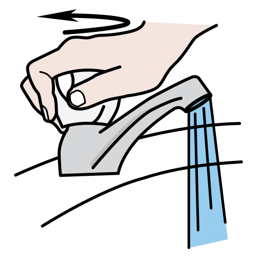 En la imagen se puede ver un grifo abierto