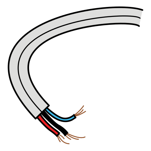 En la imagen se pueden ver cables eléctricos