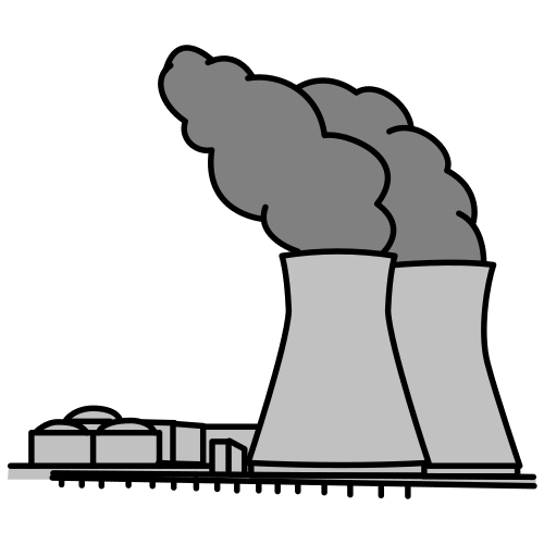 En la imagen se puede ver una central nuclear