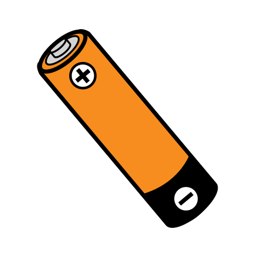 En la imagen se puede ver una pila de 1,5 V