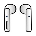Modelo de auriculares inalámbricos