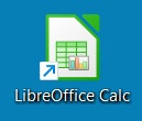En la imagen puede verse el icono de LibreOffice Calc