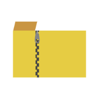 La imagen representa un archivo comprimido