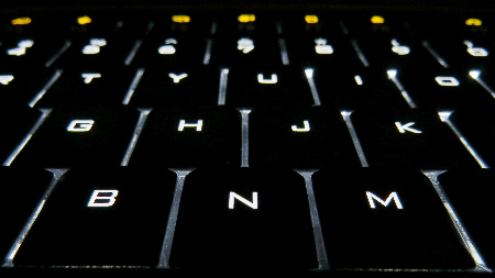 Teclado retroiluminado