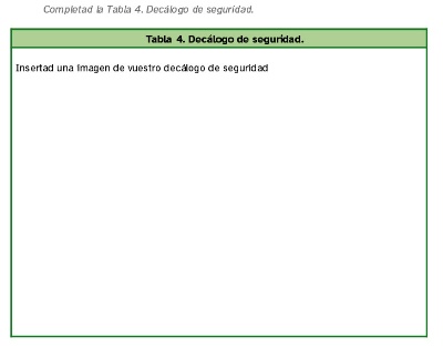 En la imagen puede verse la tabla 4 del dossier de empresa