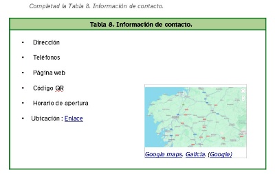 En la imagen puede verse la tabla 8 del documento 