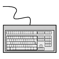 Icono que representa un teclado