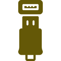 Puerto USB con pendrive