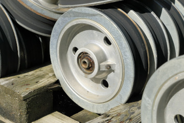 Fotografía de correas en telesillas