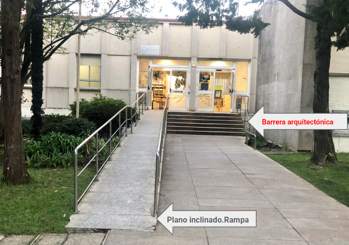 Rampa movilidad reducida