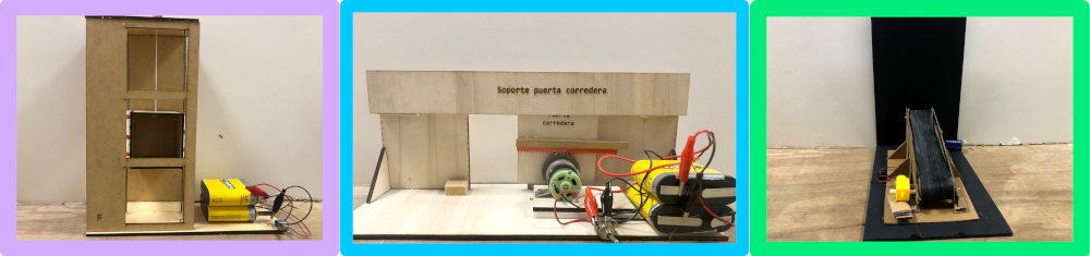 Proyectos de alumnado (cREAgal) Ascensor, rampa y puerta corredera