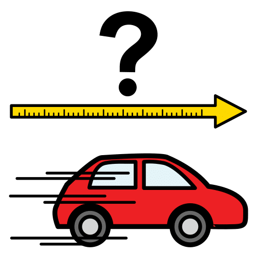 Pictograma que representa velocidad