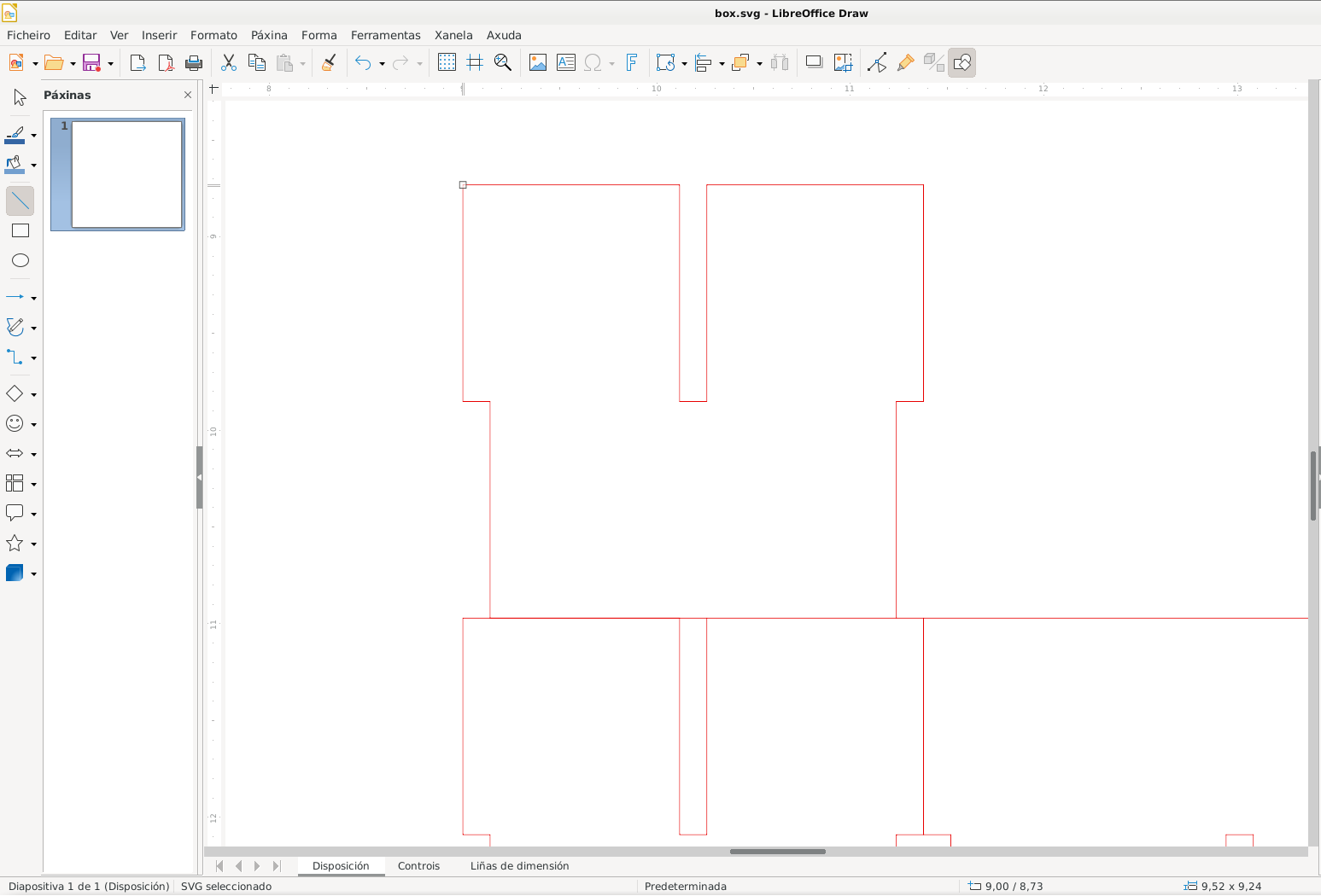 svg caja clasificadora
