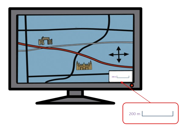 Escala en Google Maps