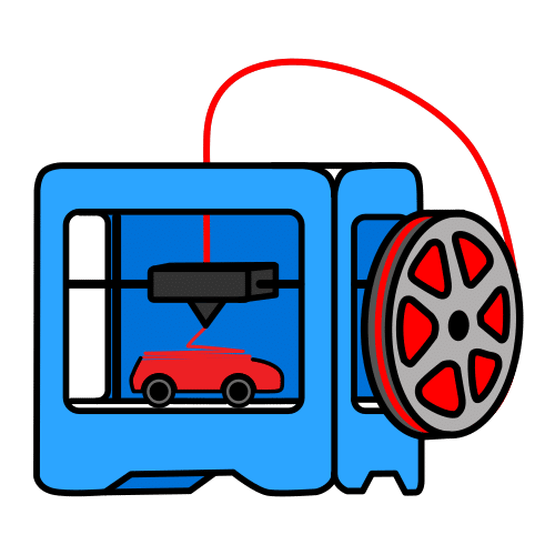 Pictograma impresora 3D