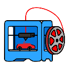 pictograma Impresora 3D