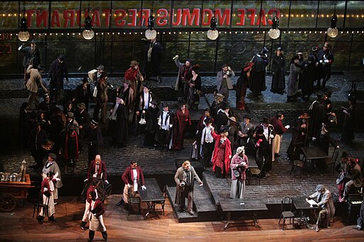 Escenario con moitos actores