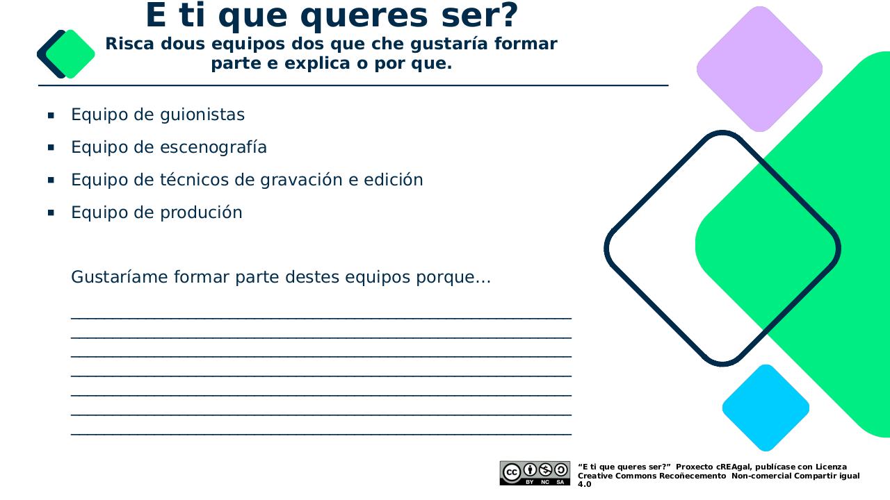 Formulario para realizar a actividade de elixir a profesión. Ao premer ábrese o documento PDF E ti que queres ser?, abre en nova xanela 