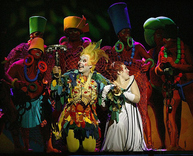 Imaxe da representación da Frauta máxica de Mozart no 2006 