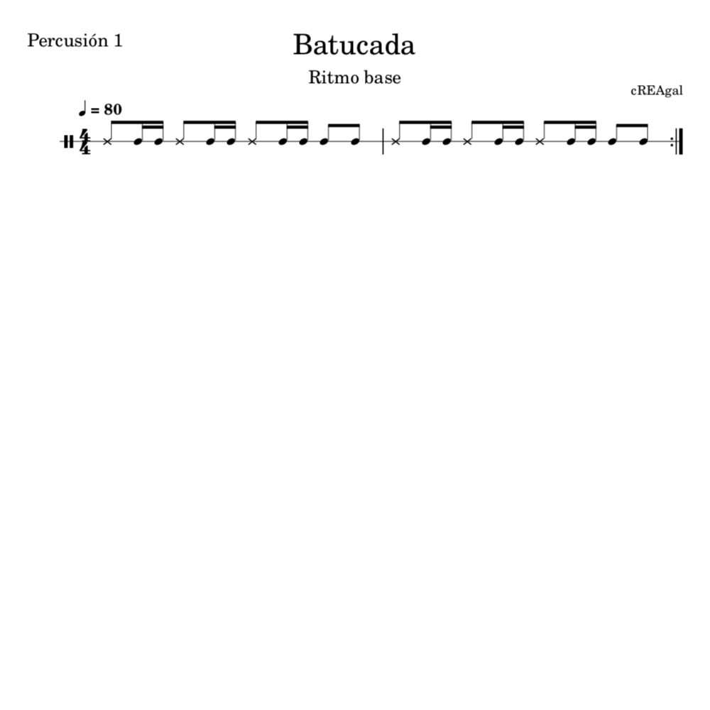 Imaxe da batucada percusión 1