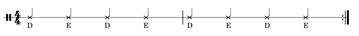 Imaxe do pulso da batucada con movemento.