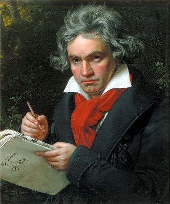 Retrato de Ludwig van Beethoven
