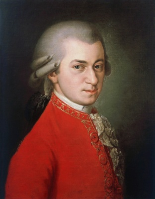 Retrato de Wolfgang Amadeus Mozart