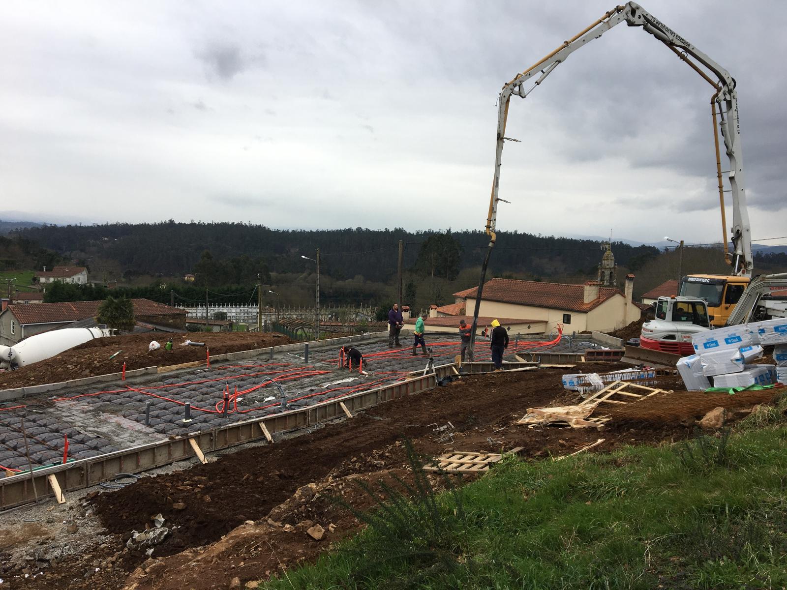 Cimentos obra en Marrozos