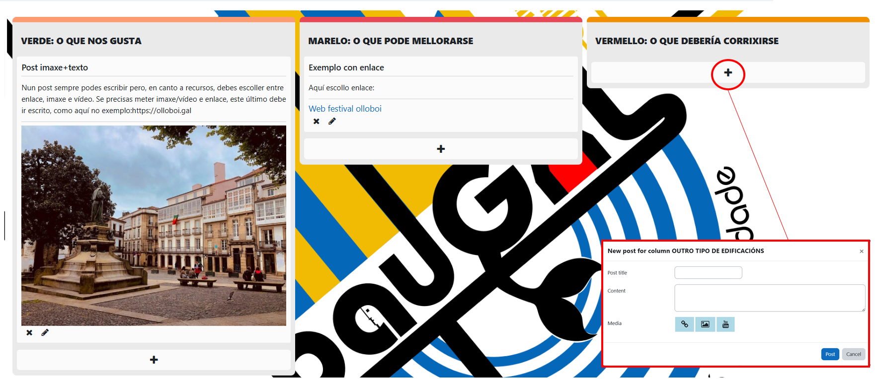 Board exemplo "Ecoauditoría"