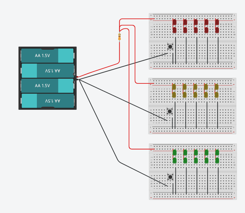 Tres circuítos en paralelo para mapa físico ecoauditorías