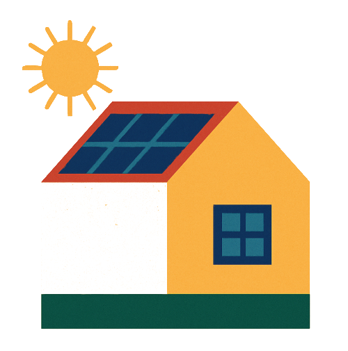 Casa autoabastecida con enerxía renovable