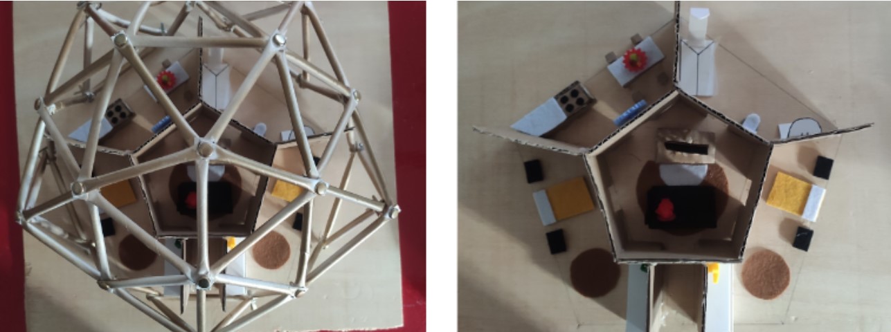 Exemplos de domos nun taller de Tecnoloxía