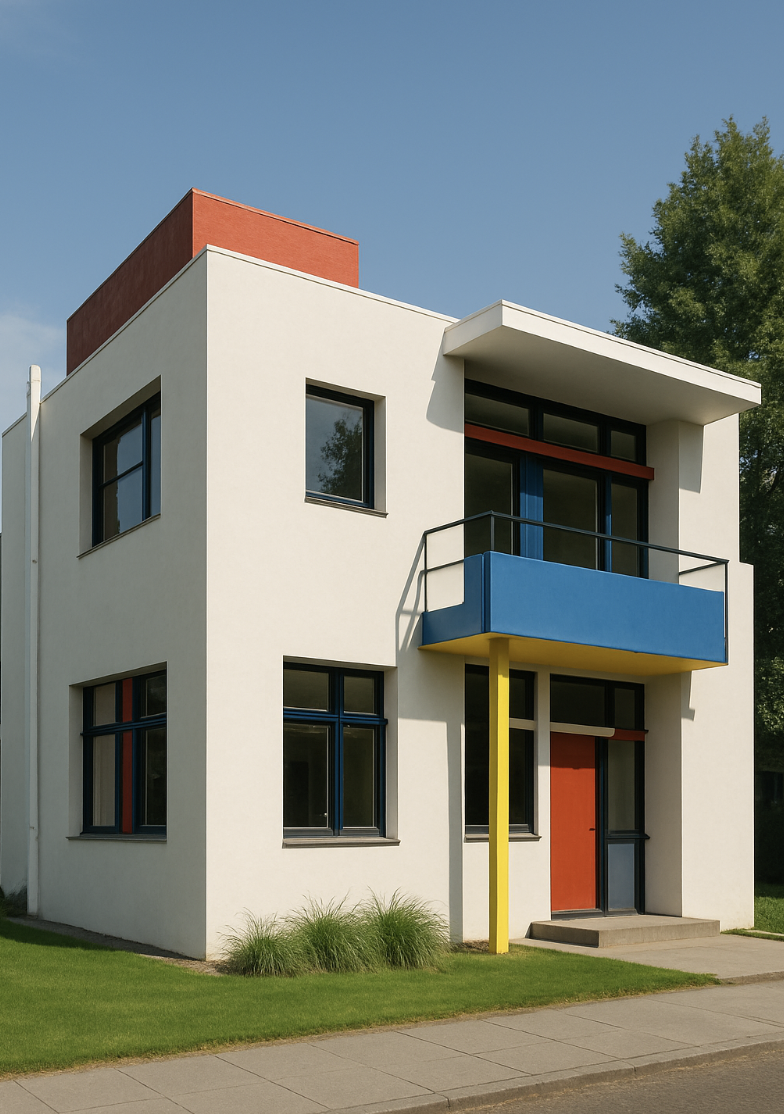 Recreación estilo Bauhaus