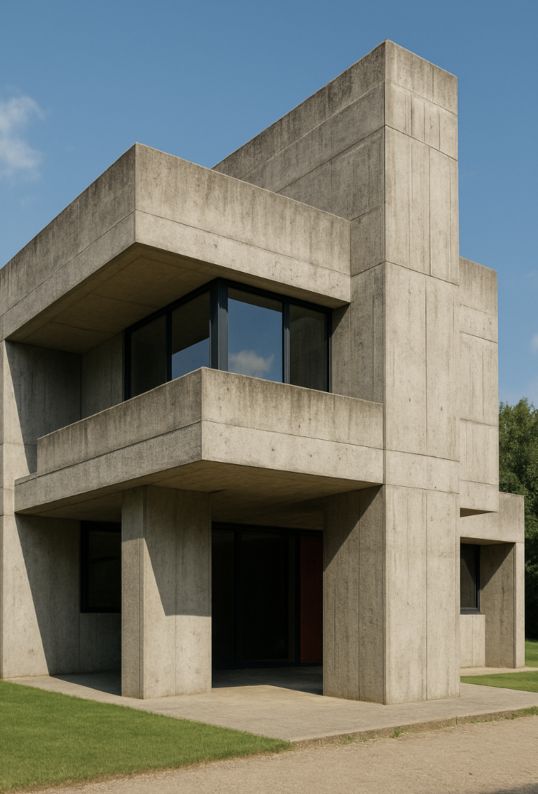 Recreación estilo Brutalismo