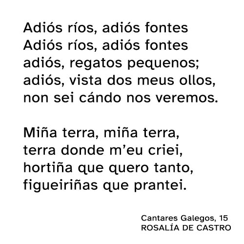 Fragmento dun poema de Rosal�a de CAstro