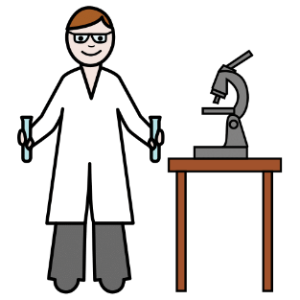 Pictograma de investigador