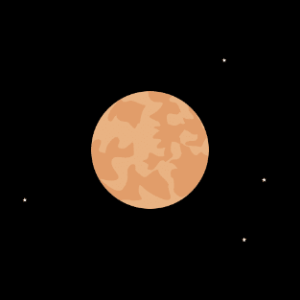 Pictograma do planeta Mercurio