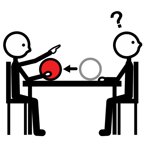 Imaxe dunha persoa roubando ou enganando a outra