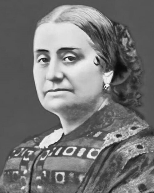 Retrato en branco e negro de Juana de Vega.