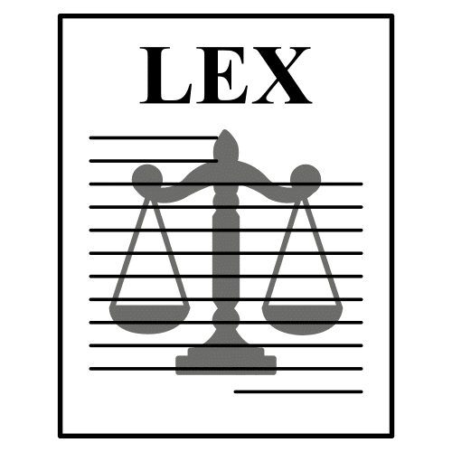 Imaxe dunha folla de papel que representa as leis que forman parte da Constitución